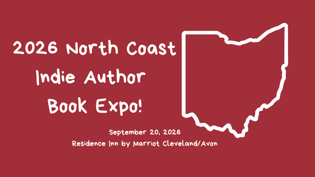 Book signing event for North Coast Indie Author Book Expo on Sunday September 20, 2026