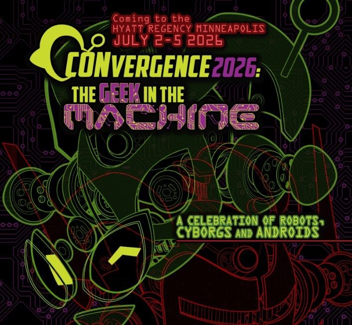 Book signing event for CONvergence on Thursday, July 2 - 5, 2026