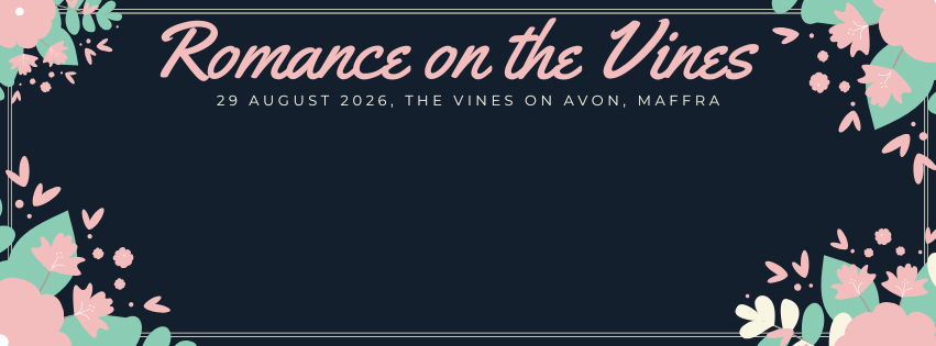 Book signing event for Romance on the Vines on Saturday, August 29, 2026 - Sunday, November 29, 2026