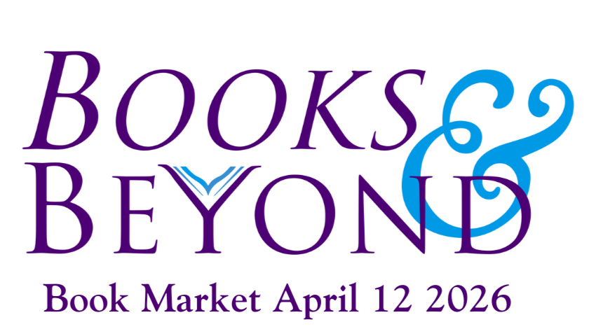 Book signing event for Books&Beyond April 2026 Book Market on Sunday April 12, 2026
