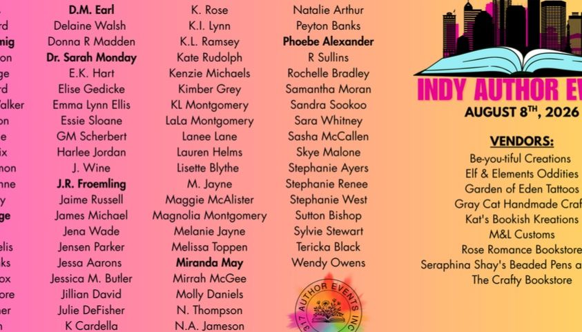 Indy Author Event 2026