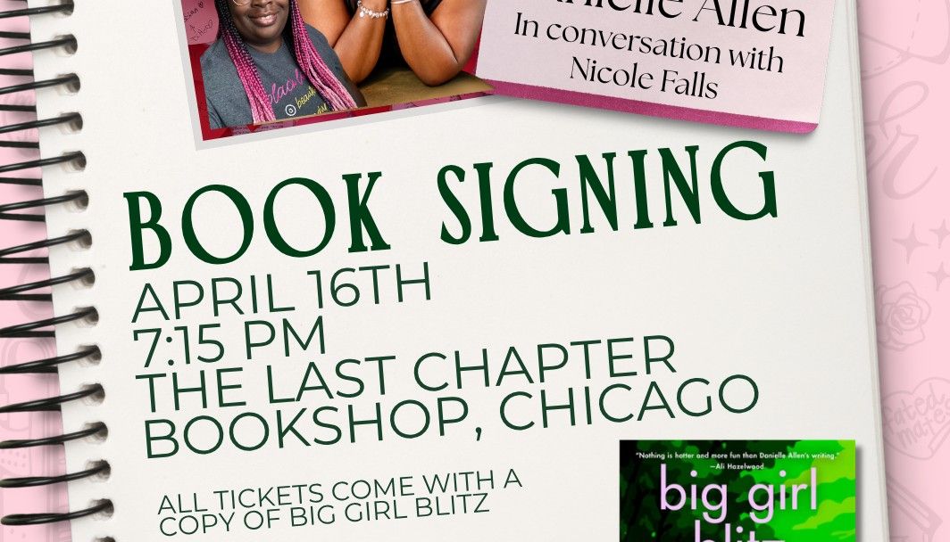 TLC- Q&A and Book Signing with Danielle Allen