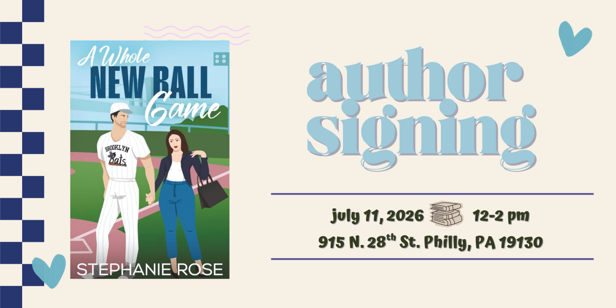 Book signing event for Stephanie Rose Signing on Saturday July 11, 2026
