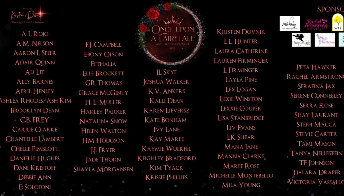 Book signing event for Once Upon A Fairytale on Saturday October 10, 2026