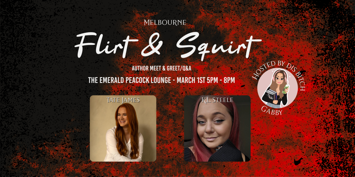 Book signing event for Flirt & Squirt - Melbourne on Sunday March 1, 2026