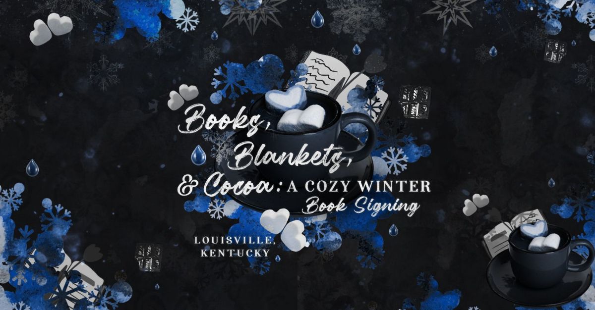Book signing event for Books, Blankets and Cocoa Book Signing Event on Saturday December 6, 2025