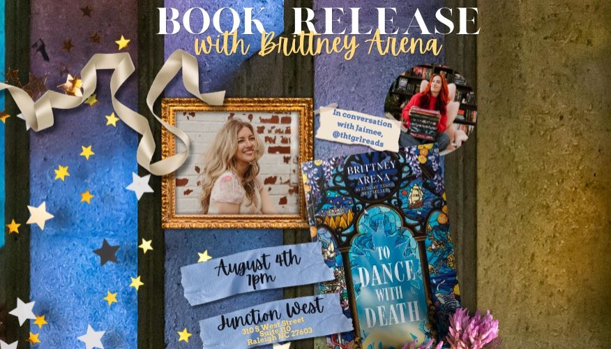 Book signing event for Bright Side Raleigh: To Dance with Death Launch Event on Tuesday August 4, 2026