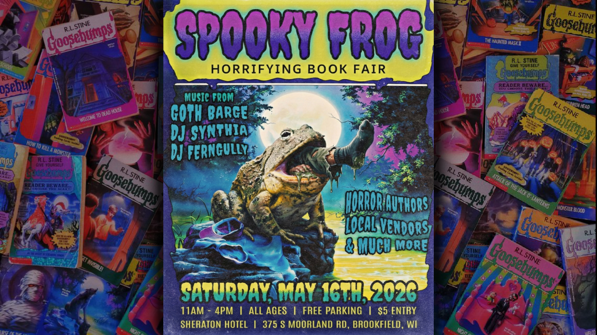 Spooky Frog Horrifying Book Fair