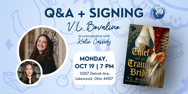 V.L. Bovalino in conversation with Kalie Cassidy 2026