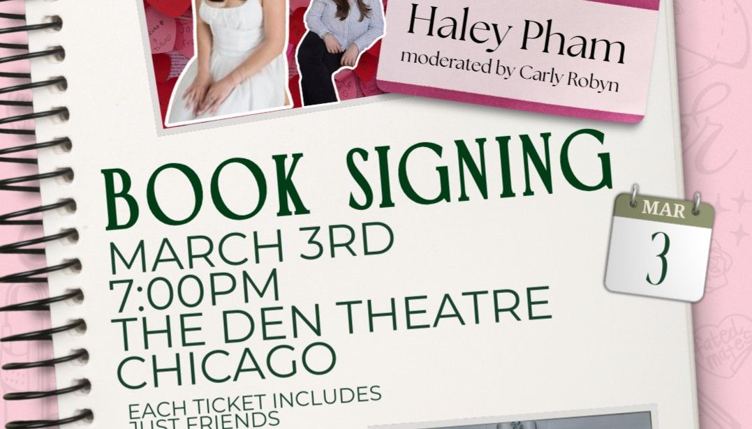 Book signing event for TLC-Q&A and photo opp with Haley Pham on Tuesday March 3, 2026