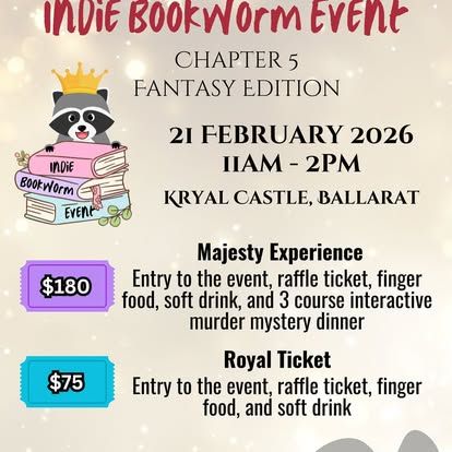 Book signing event for Indie Bookworm Event - Chapter 5 on Saturday February 21, 2026