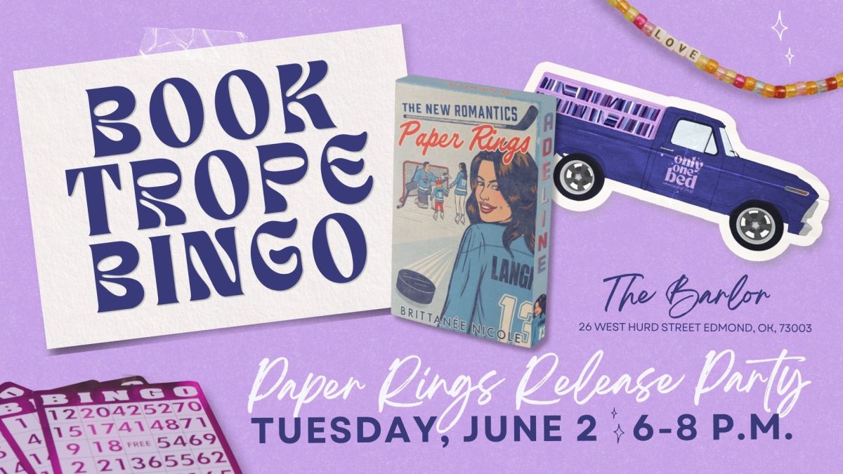 Book Trope Bingo & Paper Rings Release Party