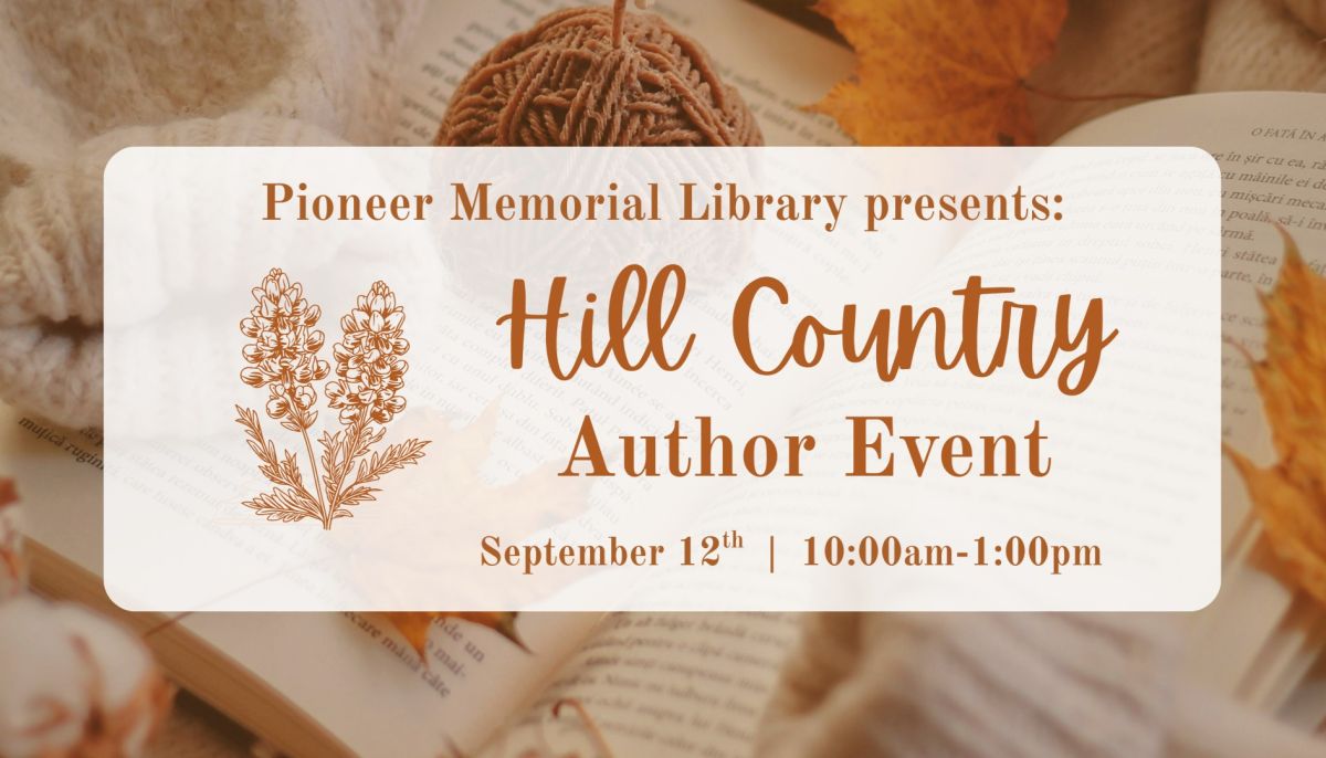 Hill Country Author Event
