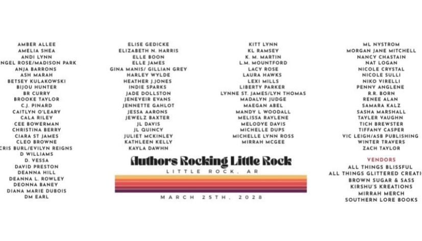 Authors Rocking Little Rock 2028