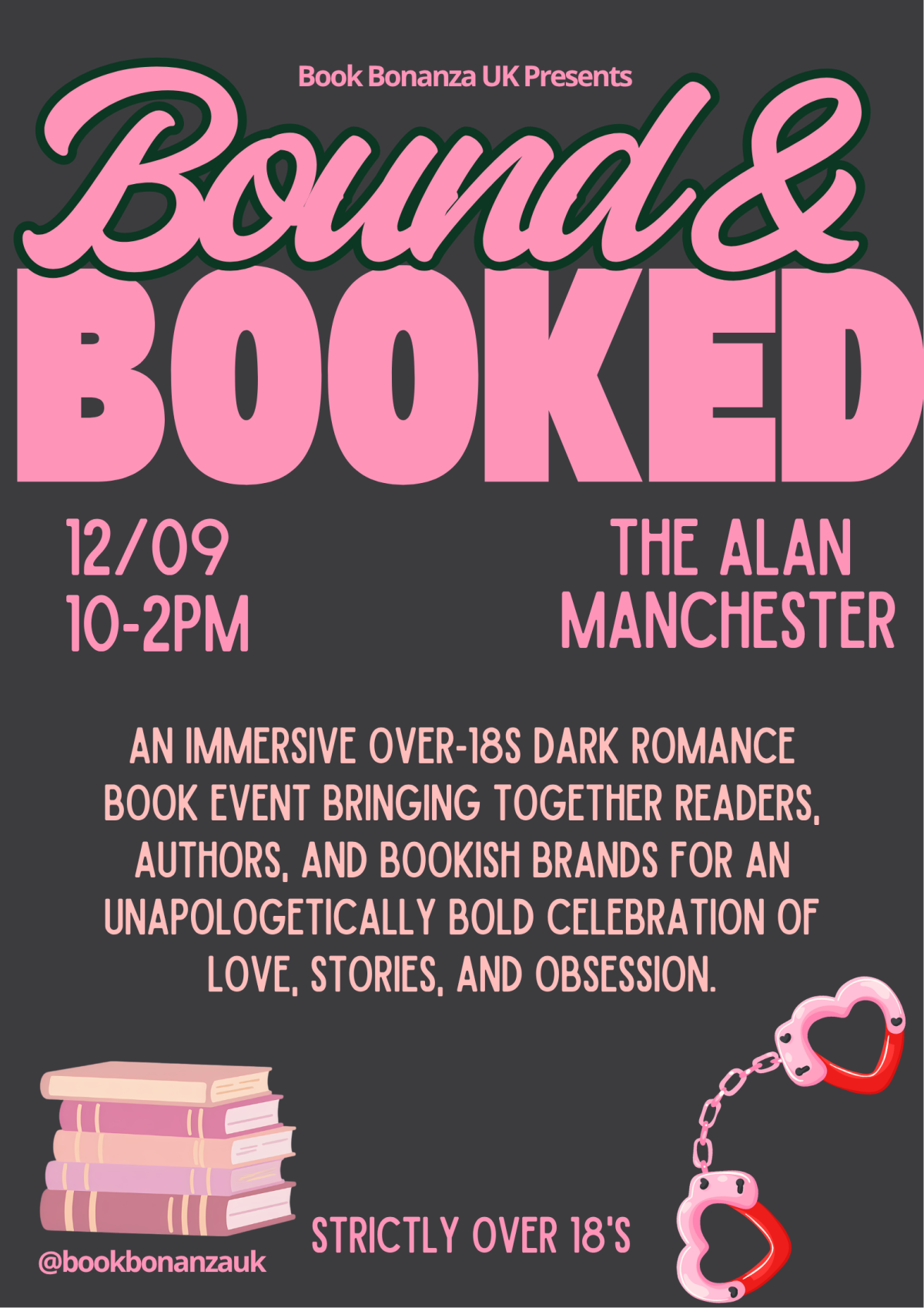 Book signing event for Bound & Booked - Book Bonanza X Love Honey on Saturday September 12, 2026