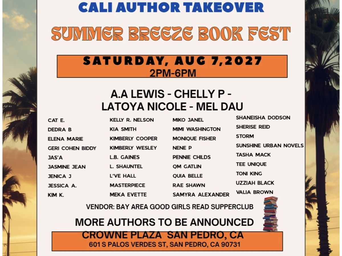 CALI Author Takeover Summer Breeze Book Fest