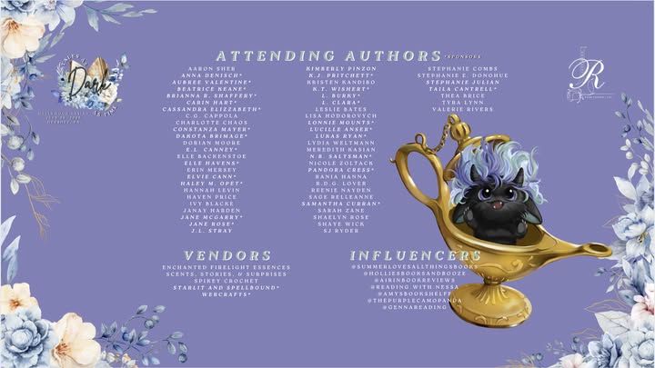 Book signing event for Tale as Dark as Time on Saturday July 25, 2026