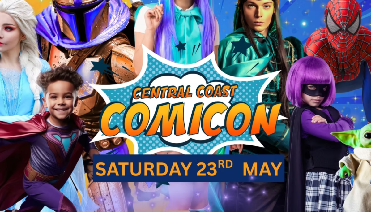 Book signing event for RYSS Central Coast Comicon on Saturday May 23, 2026