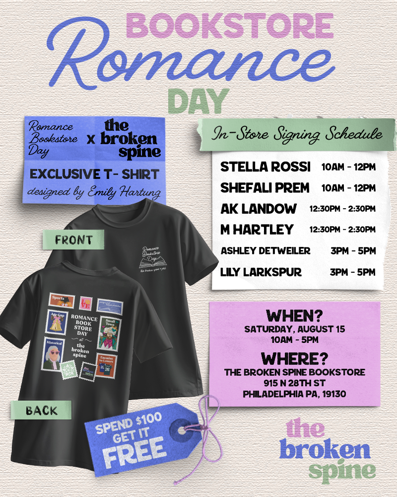 Bookstore Romance Day at Broken Spine