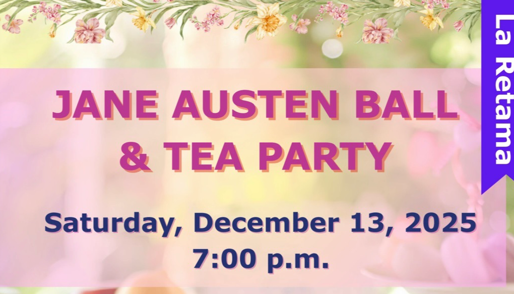 Book signing event for Jane Austen Ball & Tea Party on Saturday December 13, 2025