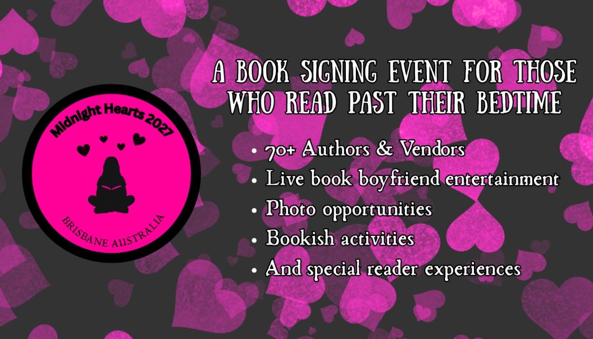 Book signing event for Midnight Hearts Book Signing on Saturday June 5, 2027