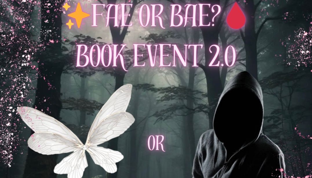 Book signing event for Fae or Bae? Book Event on Saturday June 6, 2026