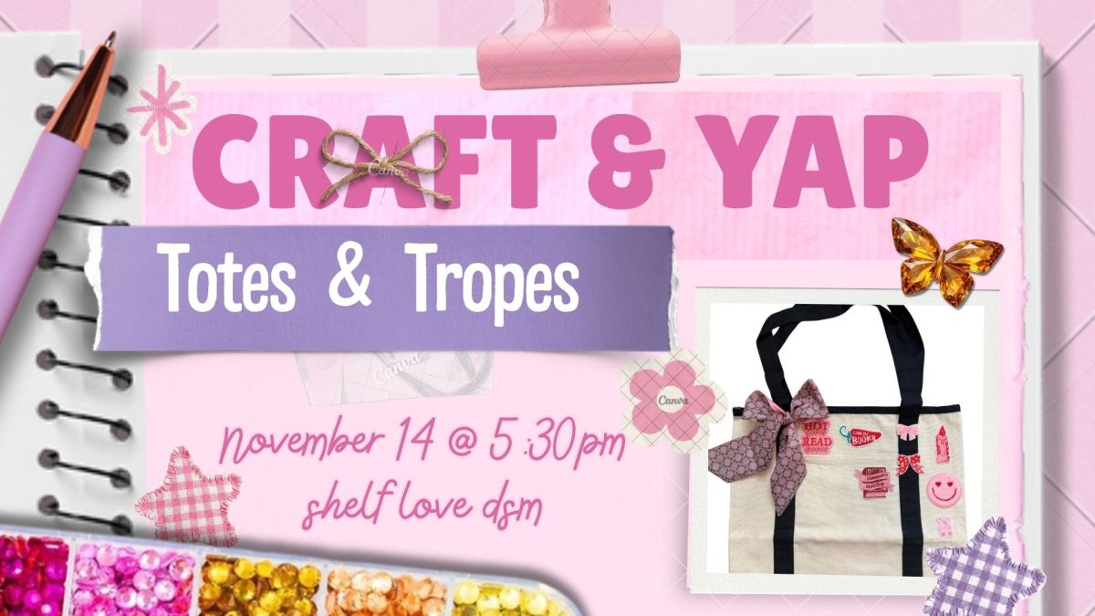 Craft & Yap: Tropes & Totes Workshop