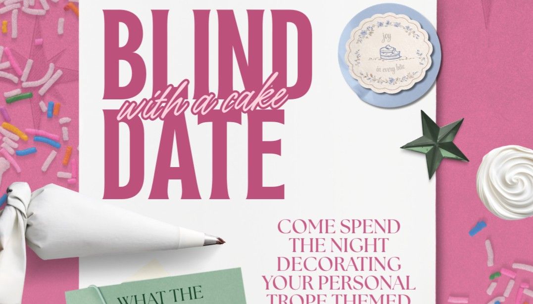 Book signing event for TLC- Blind date with a Cake event on Saturday February 14, 2026