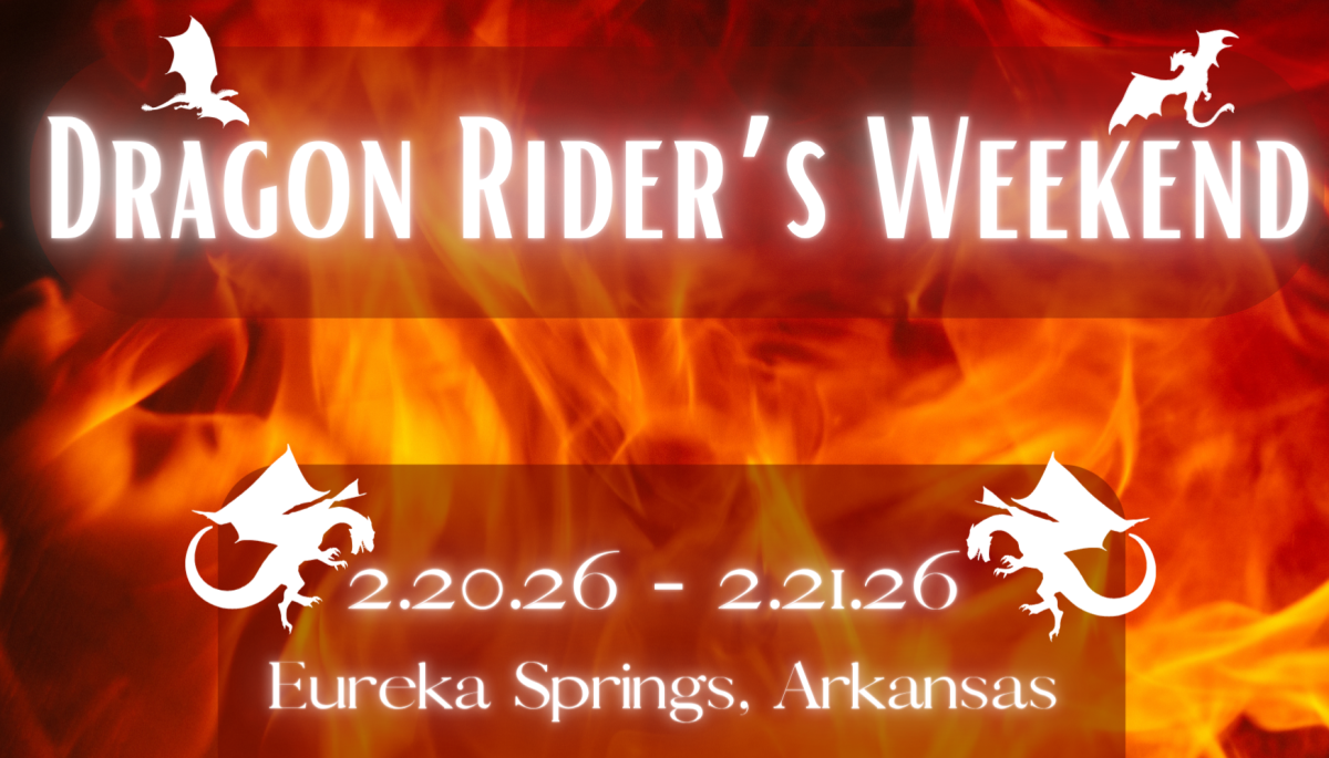 Book signing event for Dragon Rider's Weekend on Friday, February 20 - 21, 2026