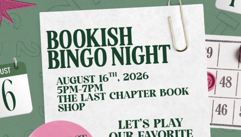 Romancing Roscoe Bookish Bingo