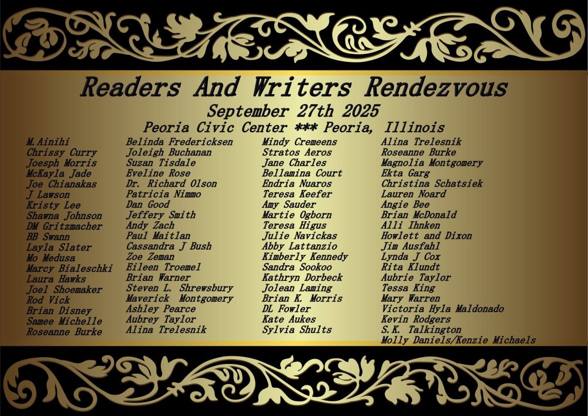 Book signing event for Readers and Writers Rendezvous on Saturday September 27, 2025