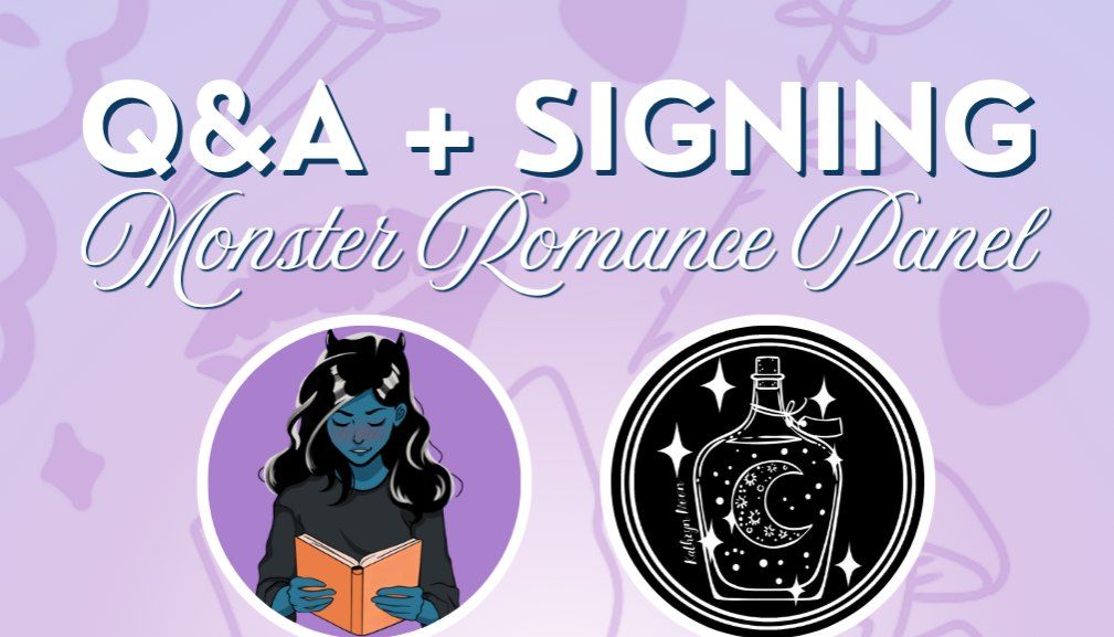 Monster Romance Author Panel & Book Signing