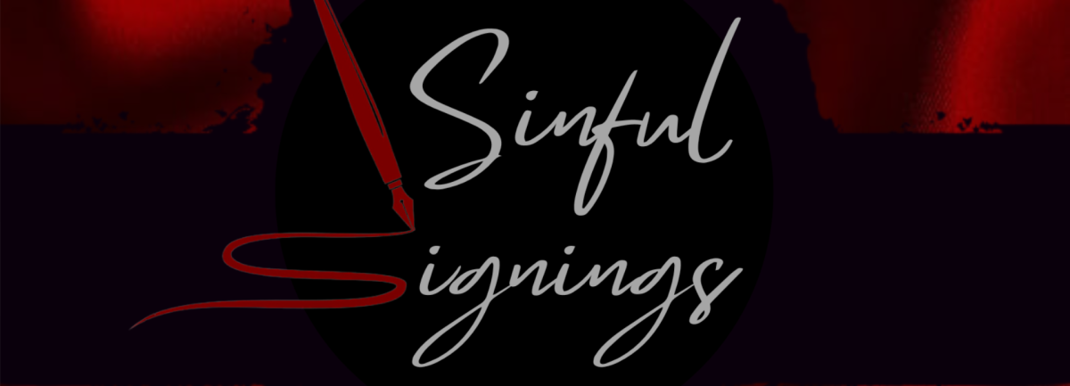 Book signing event for Sinful Signings 2026 on Saturday, March 7 - 8, 2026