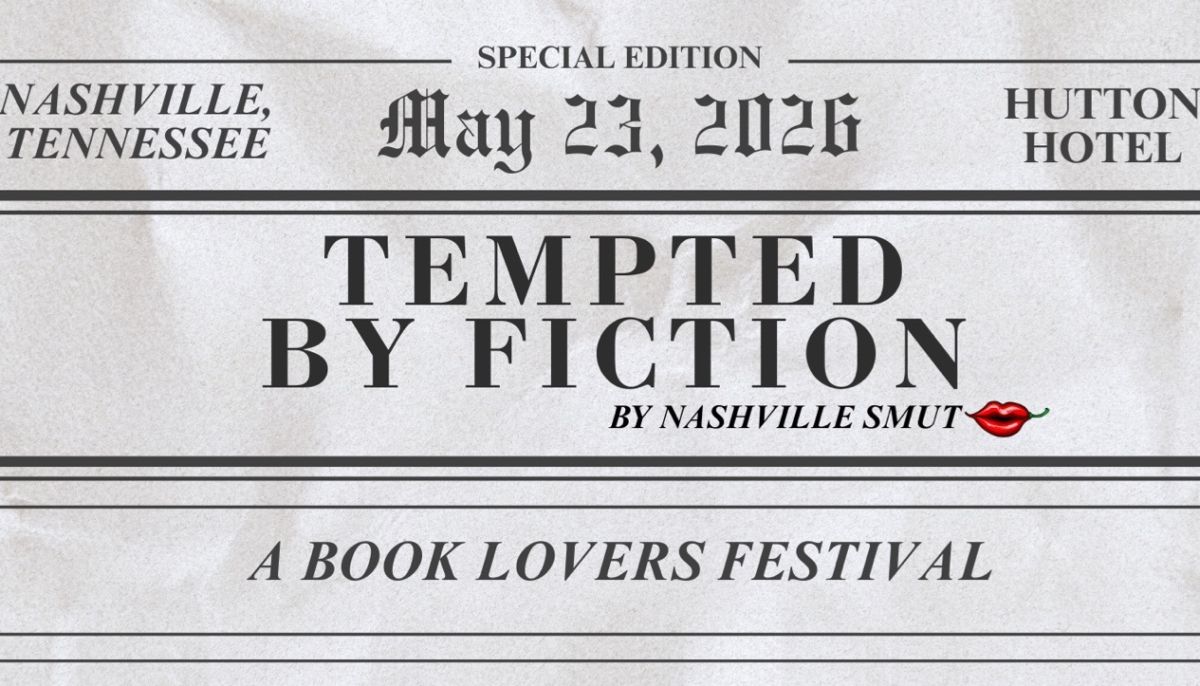 Book signing event for Tempted By Fiction: A Book Lovers Festival on Saturday May 23, 2026