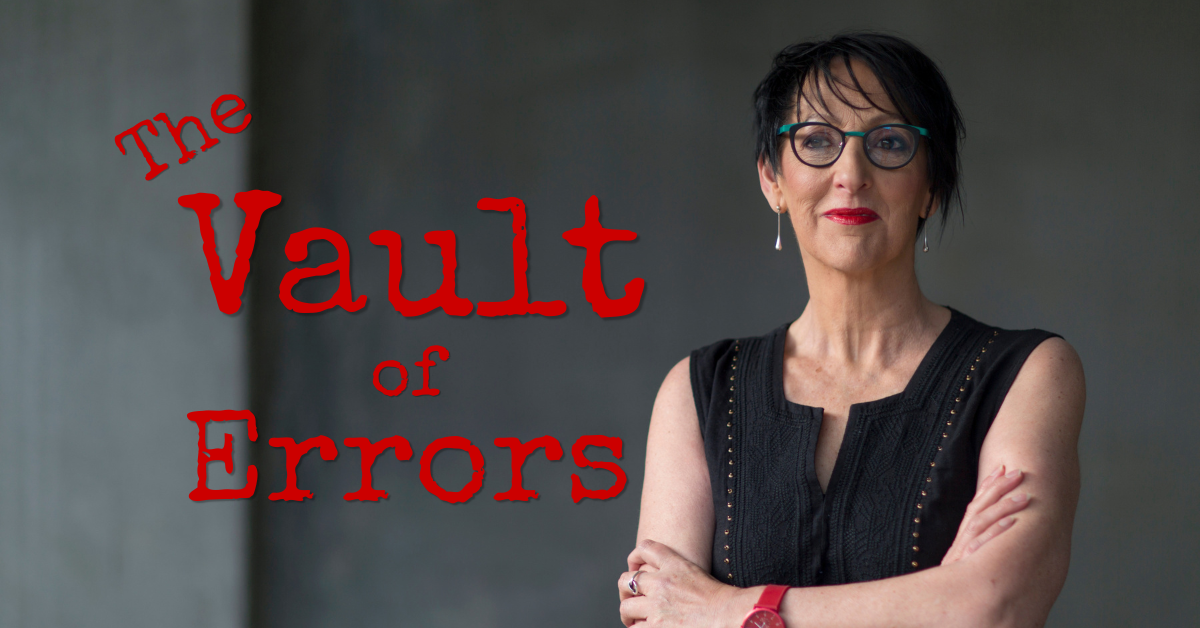 The Vault of Errors writing workshop with Lyn Yeowart