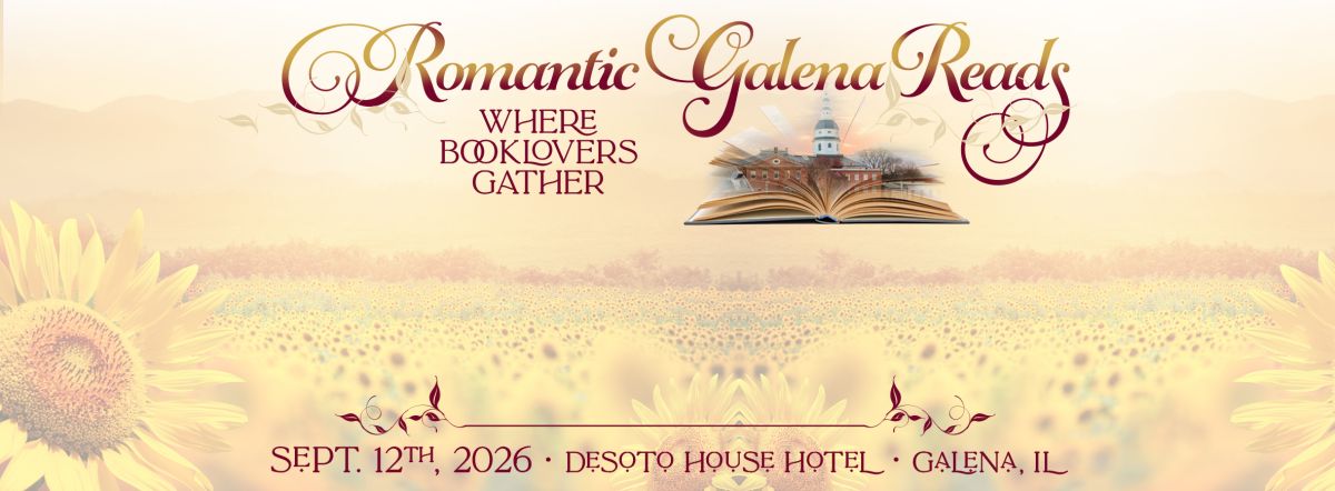 Book signing event for Romantic Galena Reads on Saturday September 12, 2026