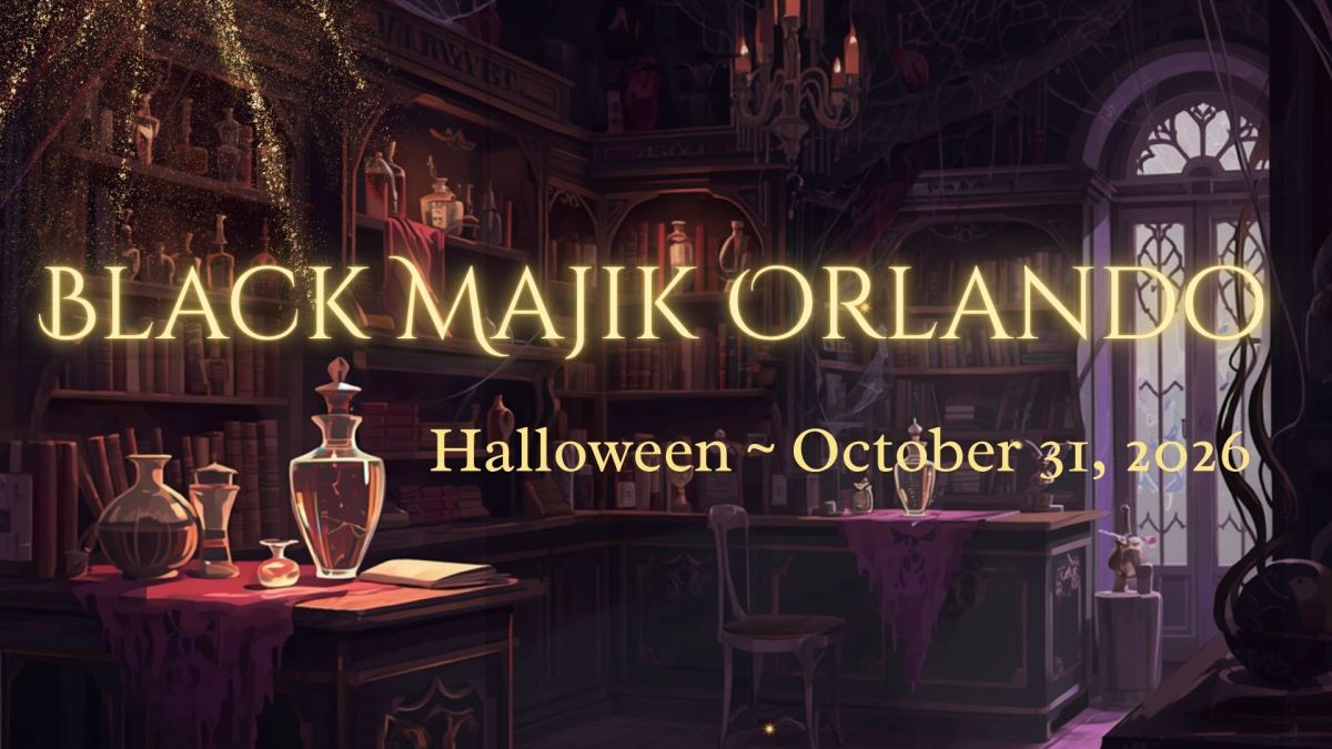 Book signing event for Black Majik Orlando on Saturday October 31, 2026