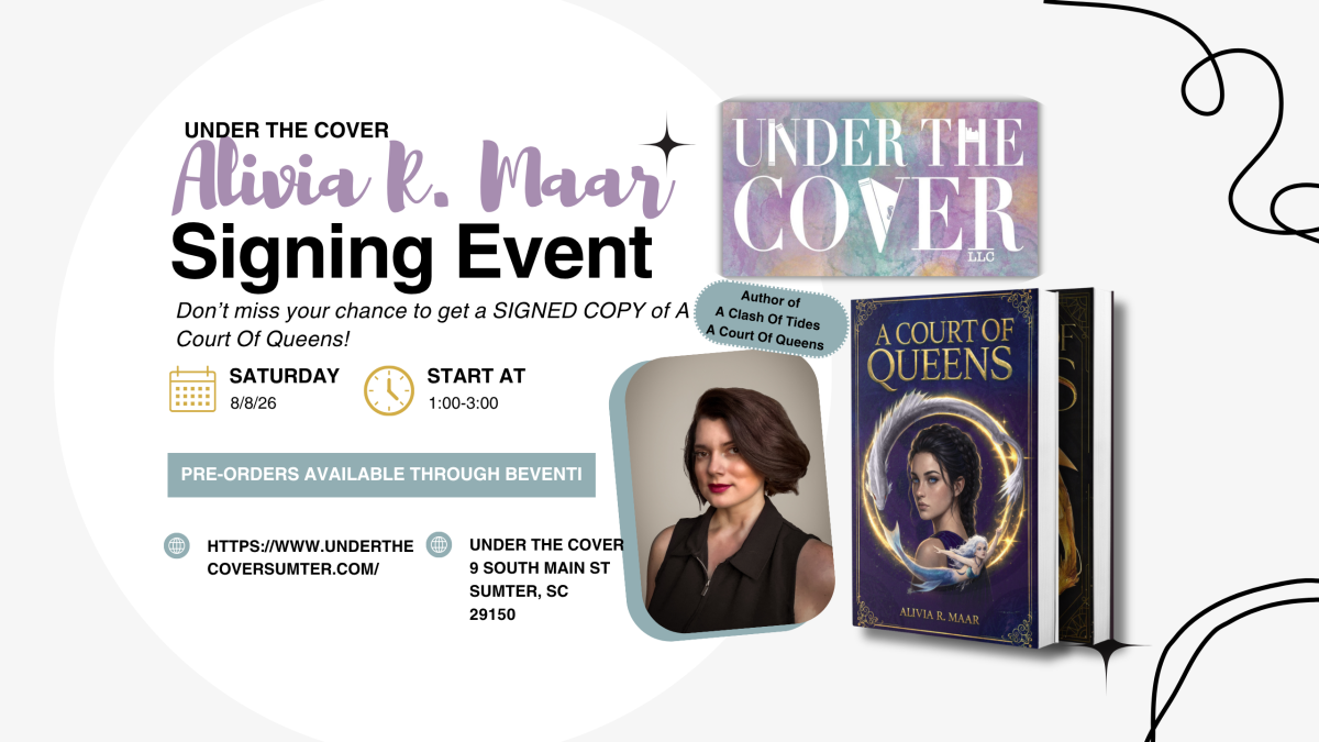 Book signing event for Book Signing With Alivia Maar on Saturday August 8, 2026