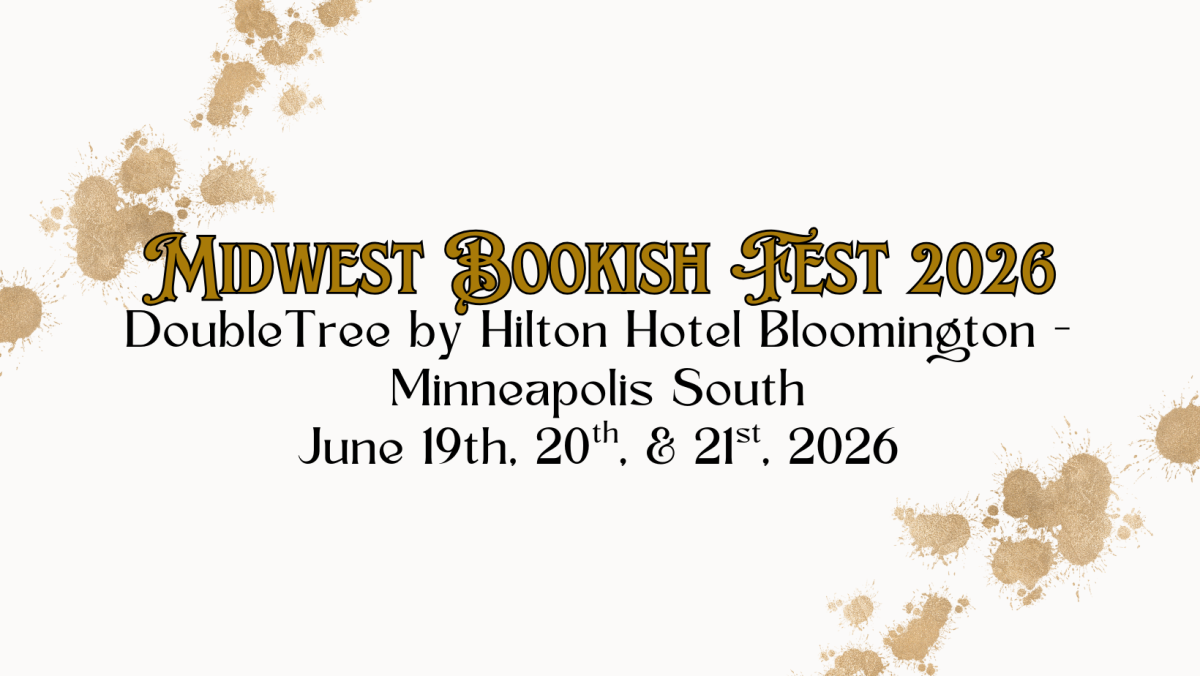 Book signing event for Midwest Bookish Fest on Friday, June 19 - 21, 2026