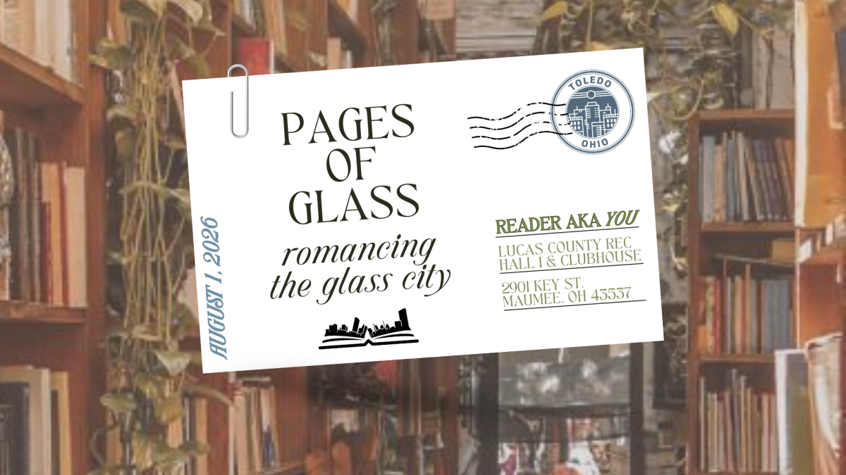 Book signing event for Pages of Glass: Romancing the Glass City on Saturday August 1, 2026