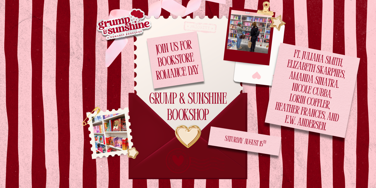 Celebrate Bookstore Romance Day with us at Grump & Sunshine! 2026