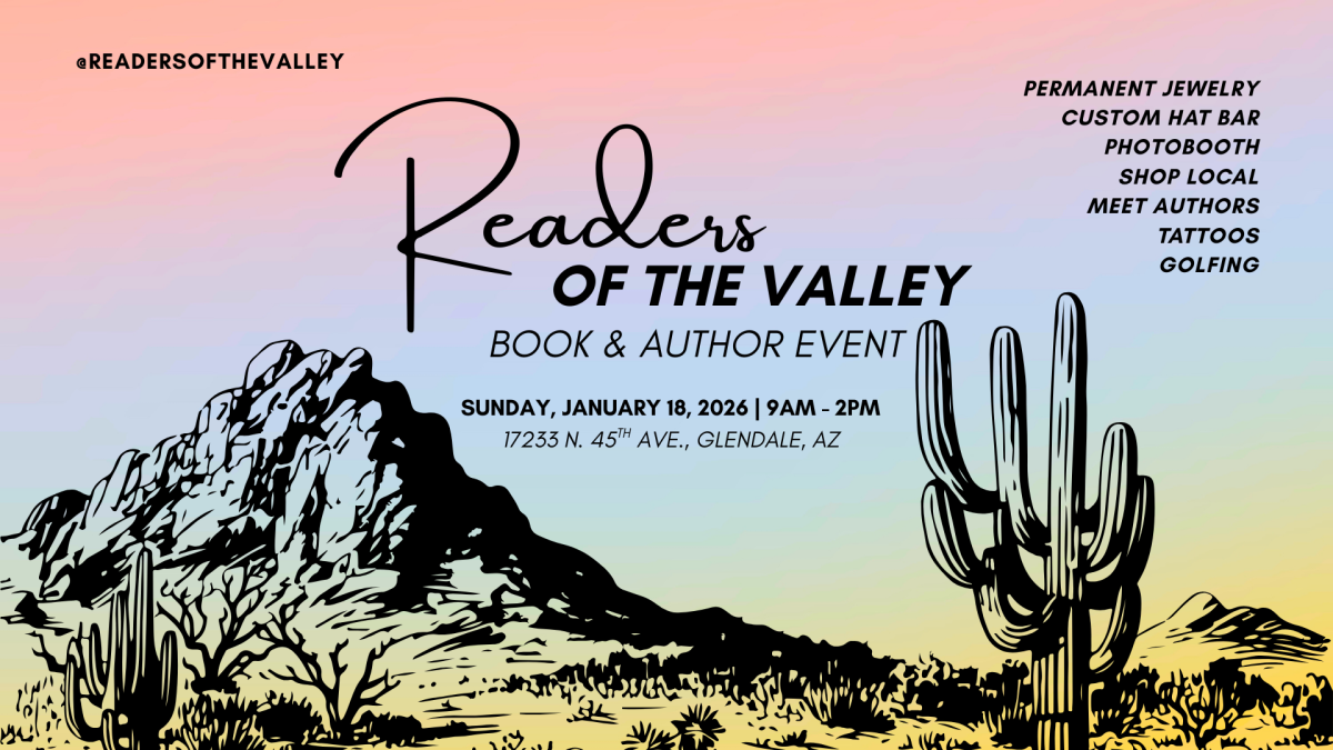 Book signing event for Readers of the Valley January 2026 on Sunday January 18, 2026