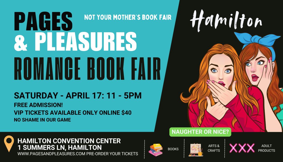 Pages & Pleasures in Hamilton - Free Event, Dec 5th!
