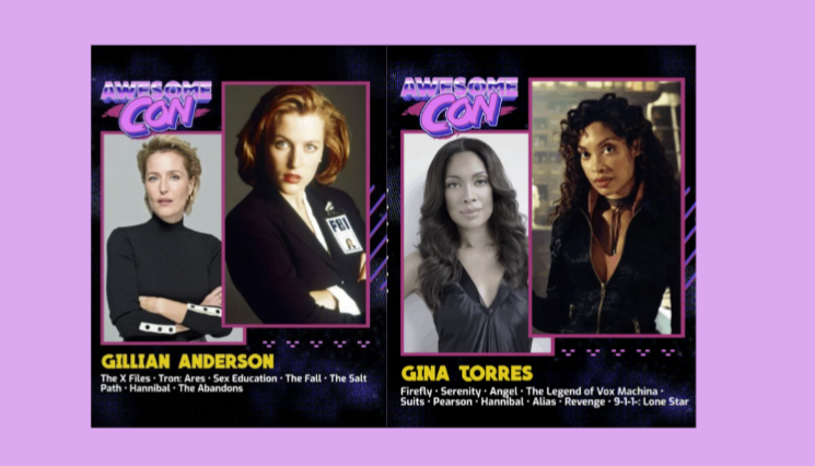 Book signing event for AwesomeCon on Friday, March 13 - 15, 2026