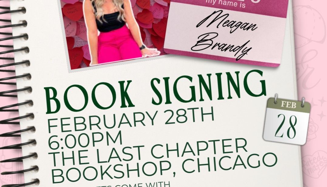 Book signing event for TLC-Q&A and book signing with Meagan Brandy! on Saturday February 28, 2026