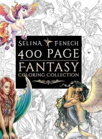 400 Page Fantasy Coloring Collection cover