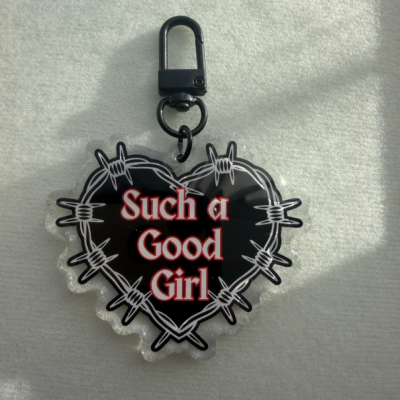 Dark Romance Keyring