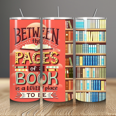 between the pages