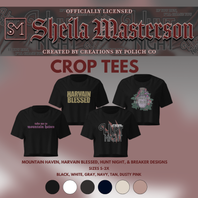 Crop Tees (all) - The Poison Daughter