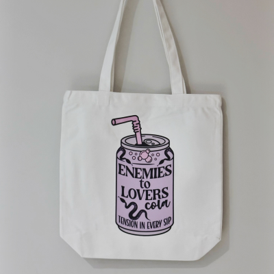 Enemies To Lovers Fizzy Drink Library Tote Bag